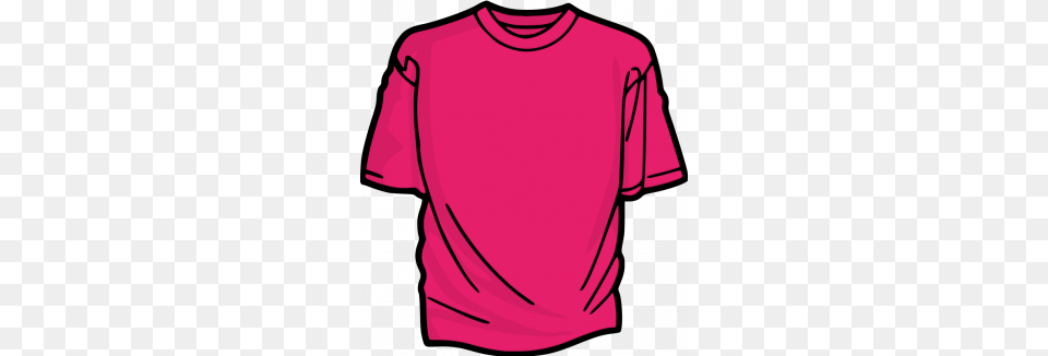 Pink T Shirt Vector Clip Art, Clothing, T-shirt Free Png
