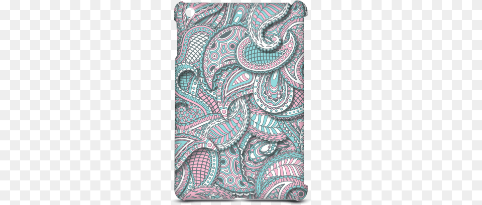 Pink Teal White Fun Ornate Paisley Pattern Hard Case Cafepress Pink Blue Paisley Pattern 539x739area Rug, Person, Skin, Tattoo Png