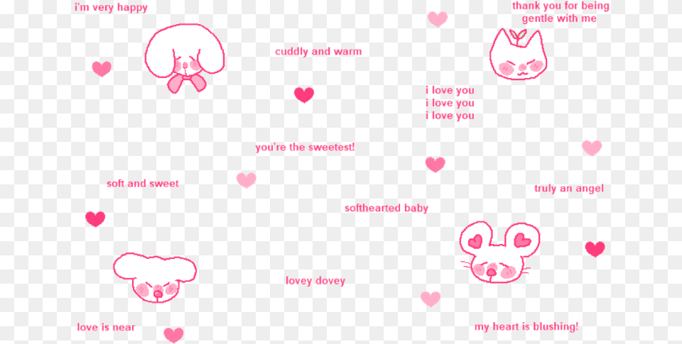 Pink Text Cute Soft Kawaii Love Lovecore Aesthetic Lovecore Aesthetic, Flower, Petal, Plant Free Transparent Png