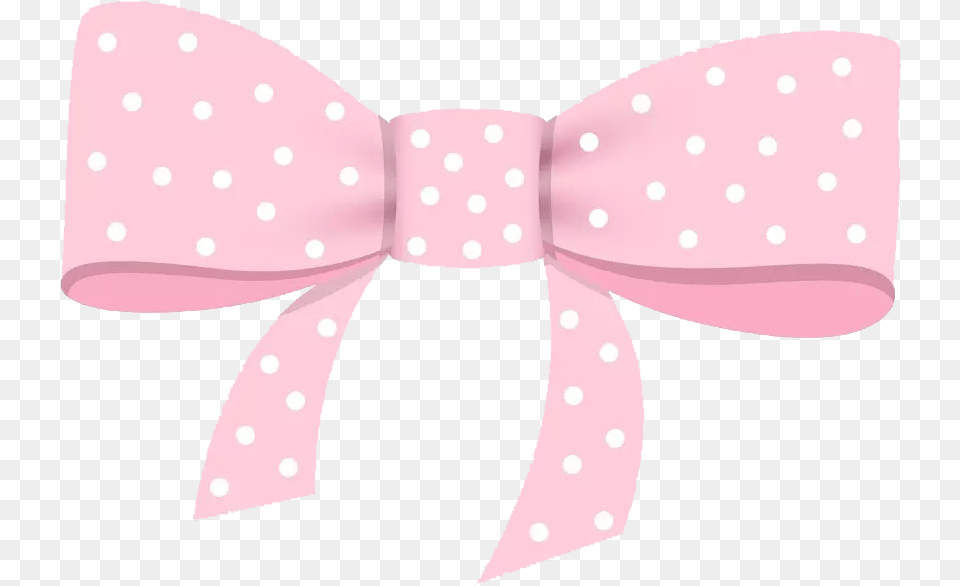 Pink Tie Bowknot Necktie Bow Transparent Image Polka Dot, Accessories, Formal Wear, Bow Tie Free Png