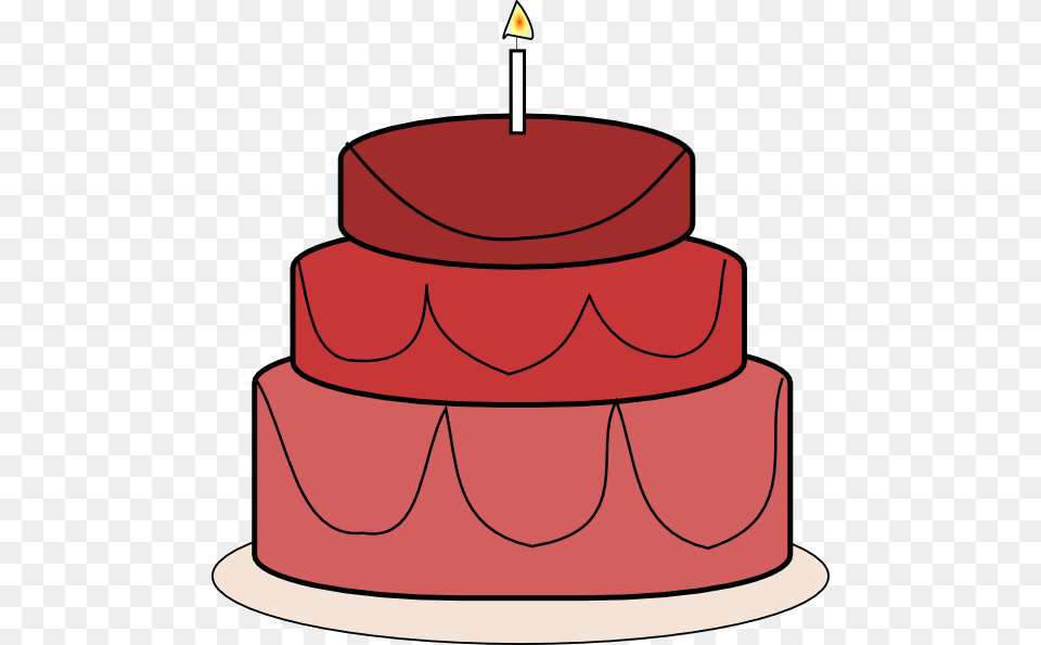 Pink Tiered Cake Clip Art, Dessert, Food, Birthday Cake, Cream Free Png Download