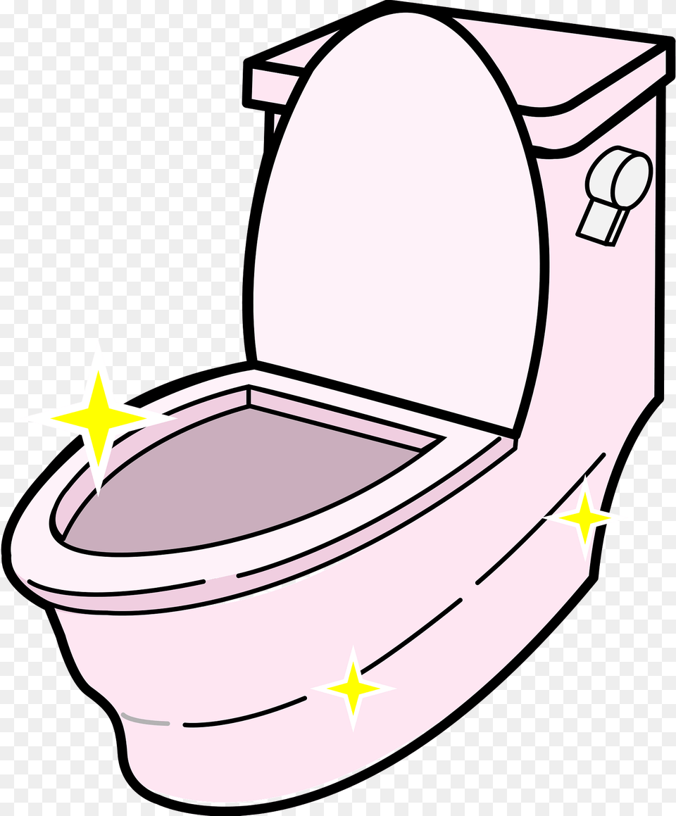 Pink Toilet Clipart, Indoors, Bathroom, Room, Plant Free Png
