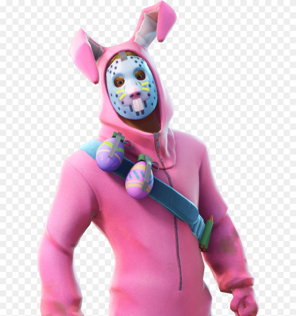 Pink Toy Royale Fortnite Rabbit Battle Fortnite Rabbit Raider, Baby, Person Png Image