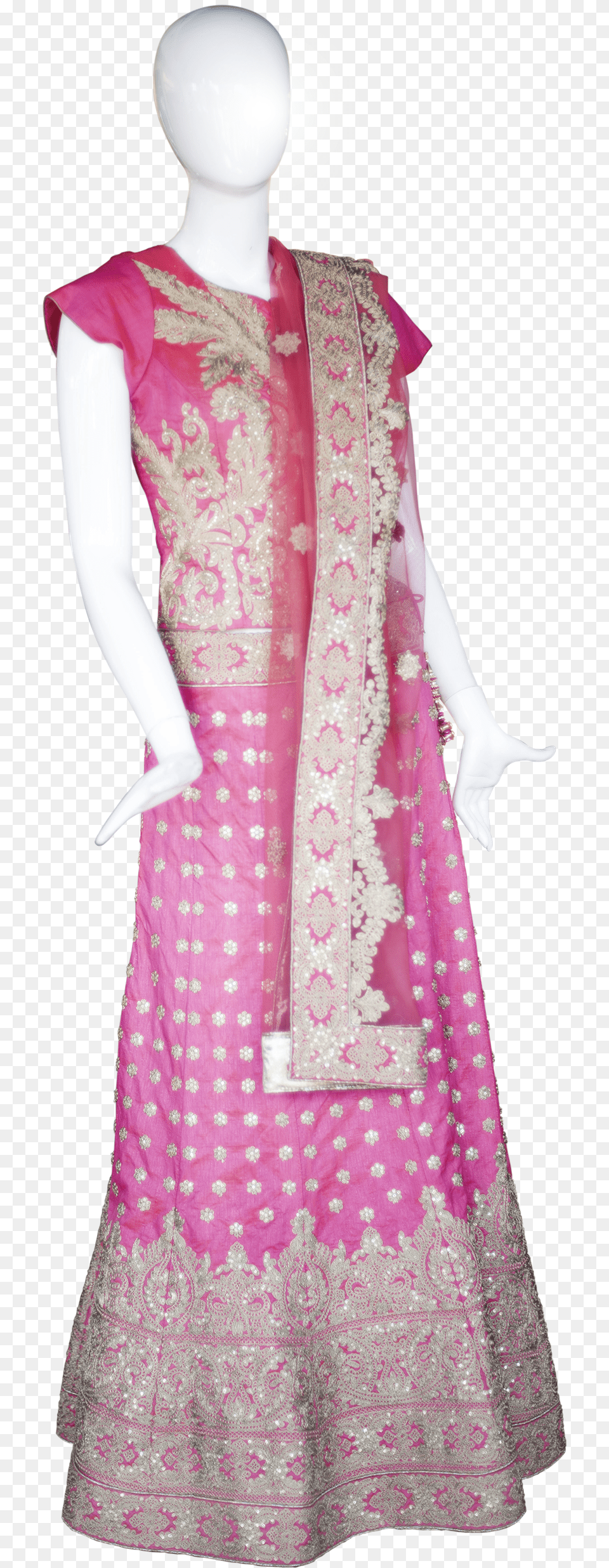 Pink Traditional Lehenga Mannequin, Blouse, Clothing, Adult, Female Png Image