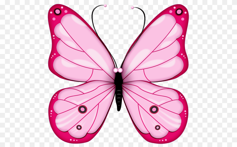 Pink Transparent Butterfly Clipart Cliparts, Animal, Appliance, Ceiling Fan, Device Free Png Download