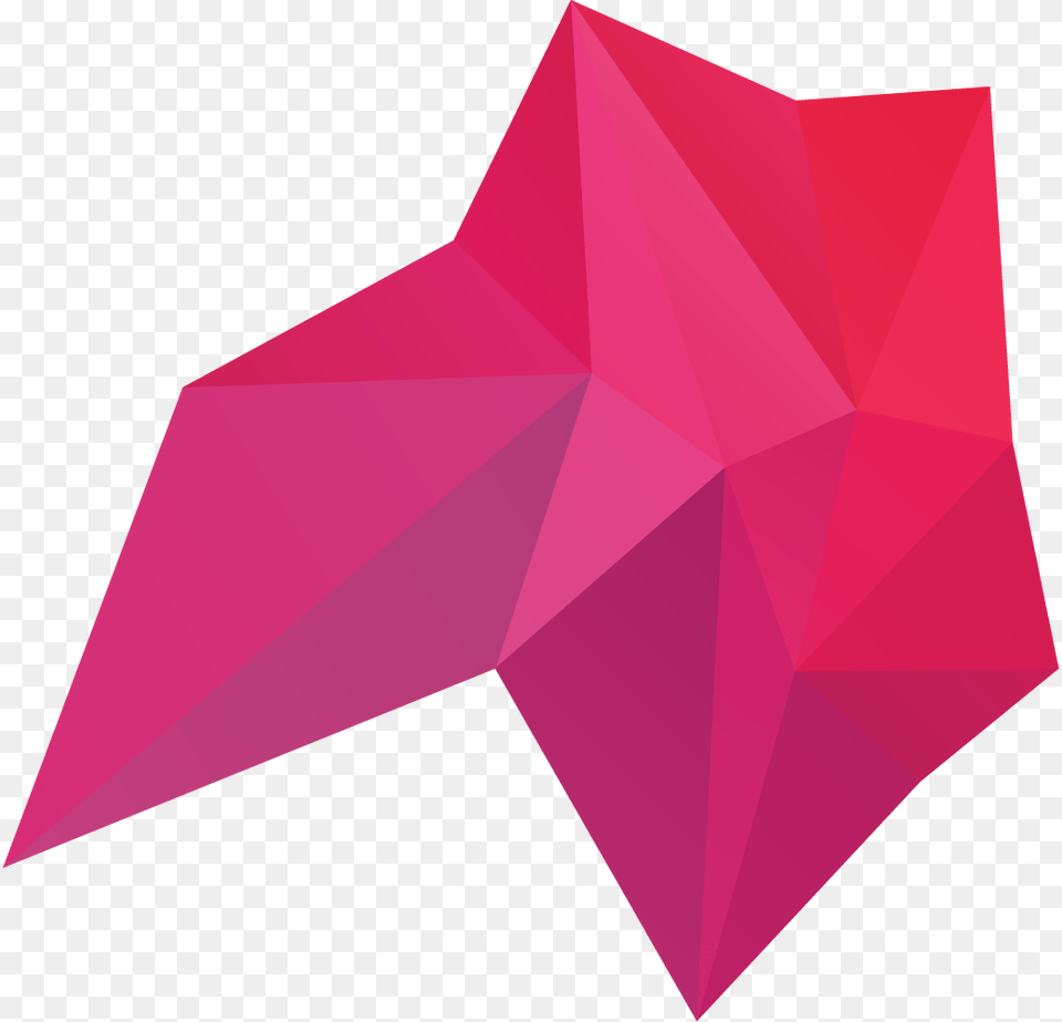 Pink Triangle Geometric Shapes Background, Symbol, Paper, Star Symbol, Art Png