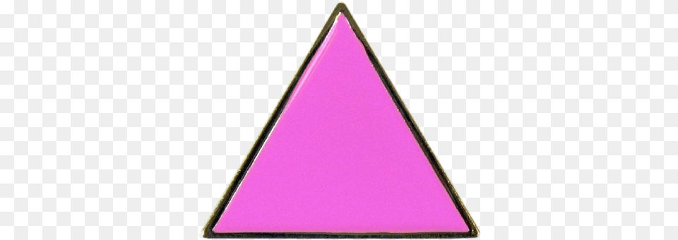Pink Triangle Lapel Pin Pink Triangle Pin Badge Free Transparent Png