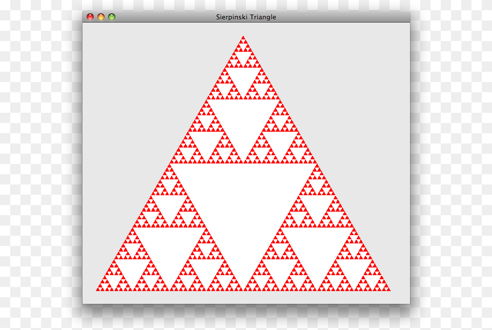 Pink Triangle Sierpinski Famous Fractals Png