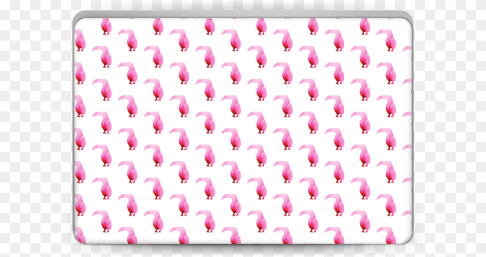 Pink Tropical Birds Skin Laptop Achtergronden Bloemen, Pattern, Cream, Dessert, Food Free Png