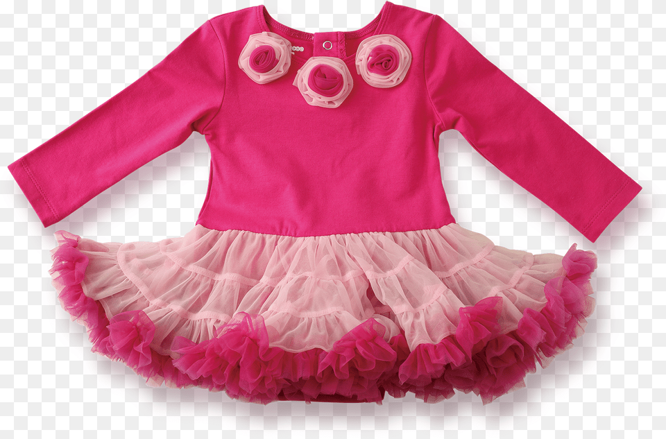Pink Tutu Long Sleeve, Blouse, Clothing, Skirt, Dress Free Png Download