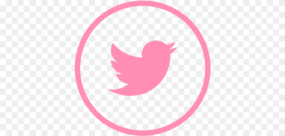 Pink Twitter Logo Free Png