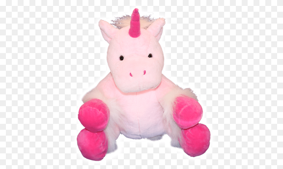Pink Unicorn, Plush, Toy, Teddy Bear Png Image