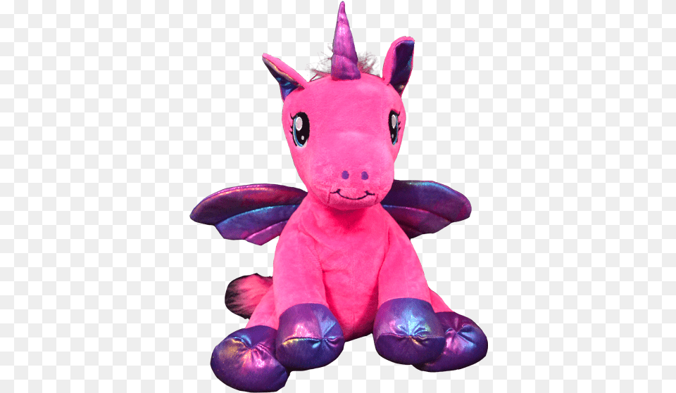Pink Unicorn, Plush, Toy, Purple, Teddy Bear Free Png