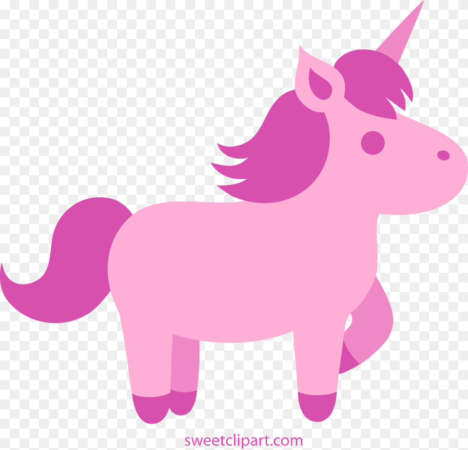 Pink Unicorn Clip Art, Animal, Deer, Mammal, Wildlife Free Png Download