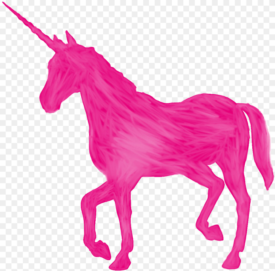 Pink Unicorn Picture Transparent Unicorn With Transparent Background, Animal, Horse, Mammal Free Png