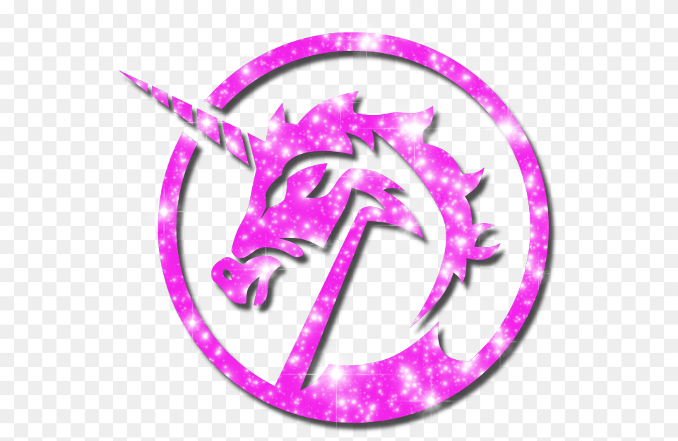 Pink Unicorns Automotive Decal, Chandelier, Lamp, Purple Free Transparent Png