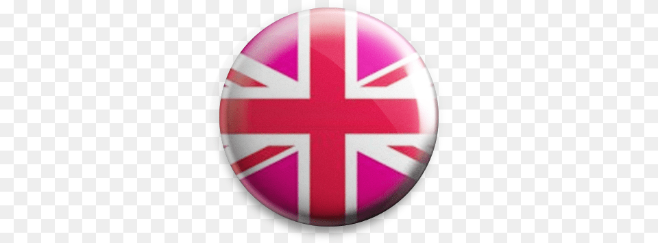 Pink Union Jack Button Badge Green Union Jack Flag, Logo, Symbol, Tape Png Image