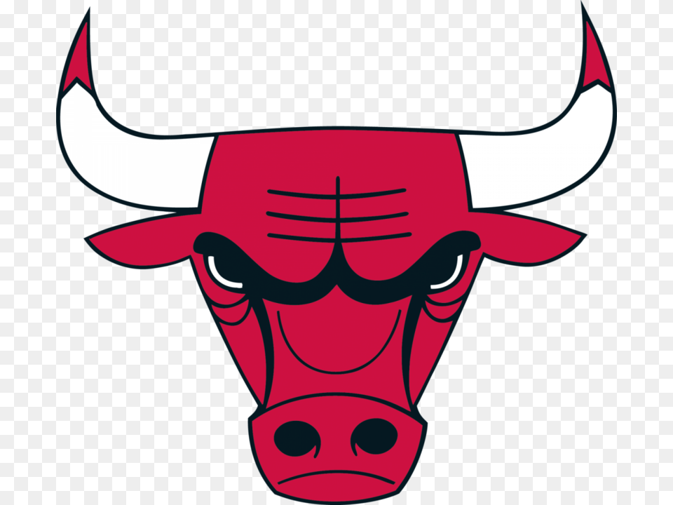 Pink United Center Chicago Bulls Artwork Nba Bulls Basketball, Animal, Bull, Mammal, Cattle Free Transparent Png