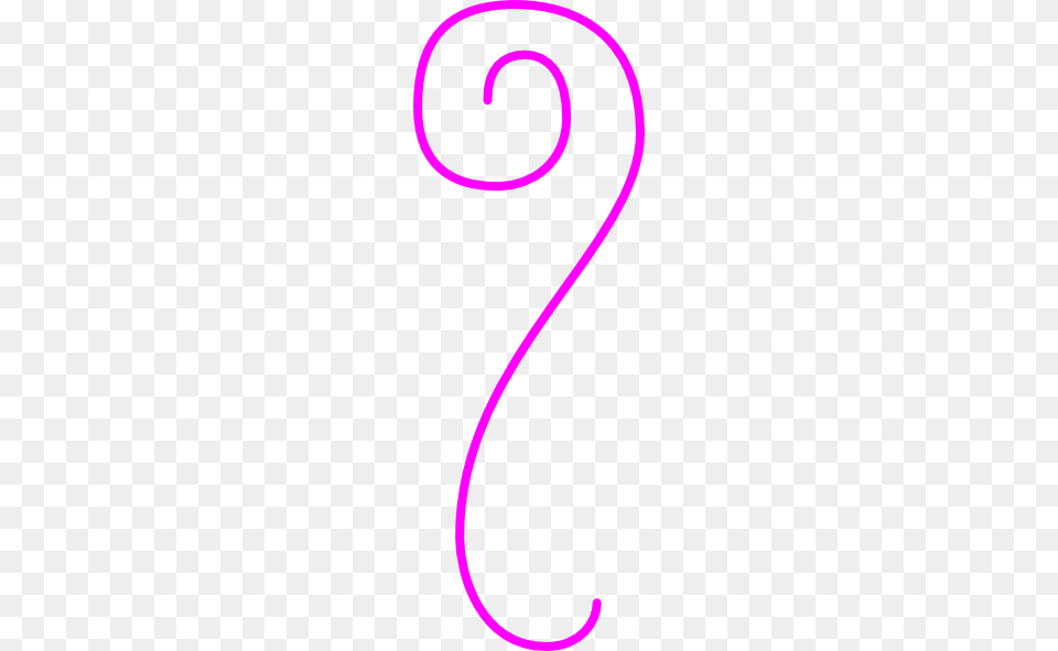 Pink Vertical Flourish Clip Art Pink Vertical Divider, Text, Symbol, Number, Smoke Pipe Png Image