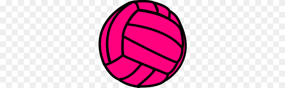 Pink Volleyball Clip Art Pink I Love It, Soccer Ball, Ball, Football, Sport Png