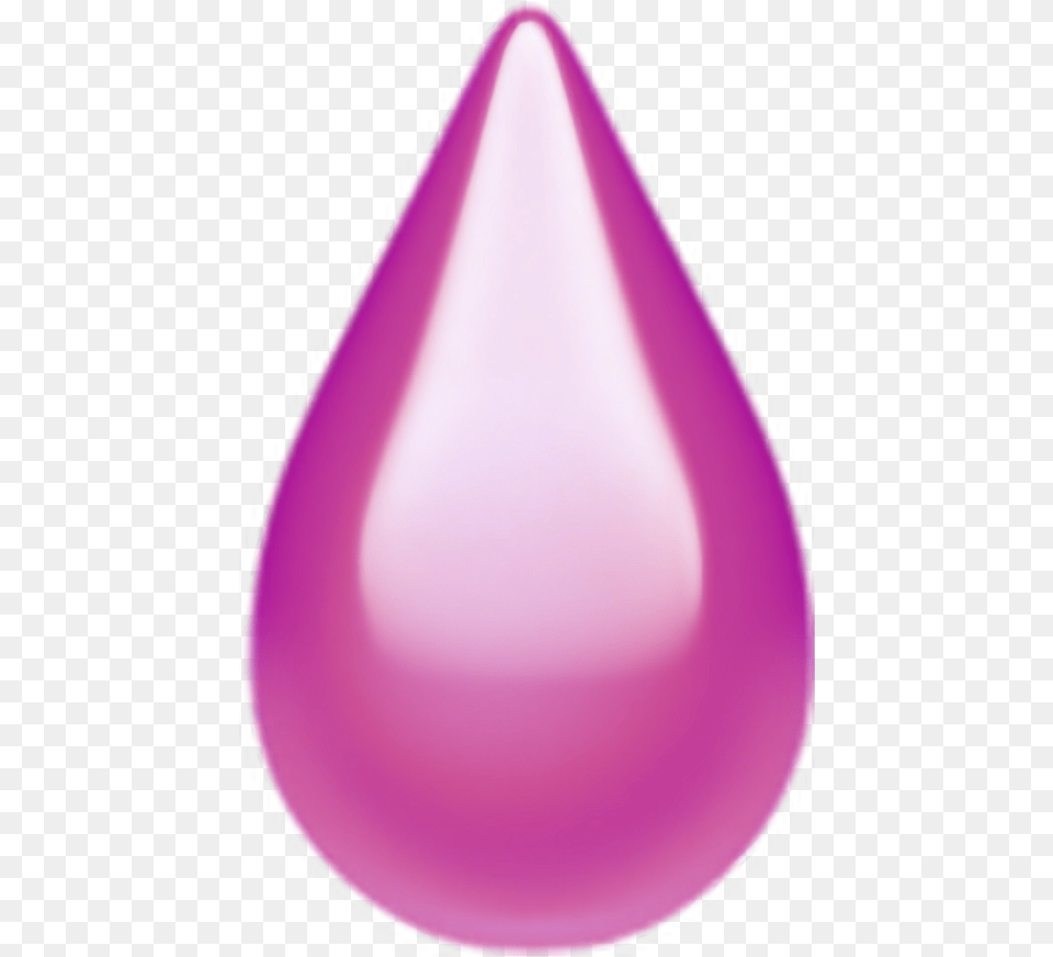 Pink Water Emoji Tumblr Aesthetic Cute Drop, Lighting, Purple, Clothing, Hat Free Png Download