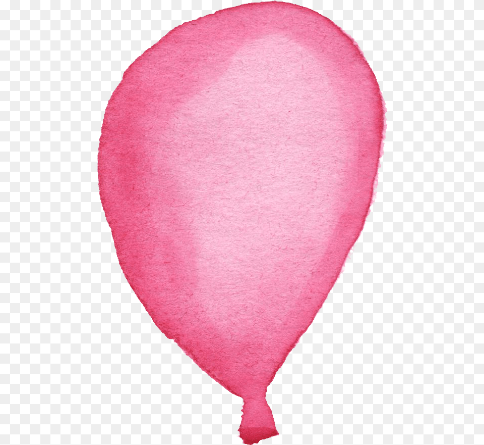 Pink Watercolor Balloon Watercolor Balloon Transparent Background, Flower, Petal, Plant, Person Free Png Download