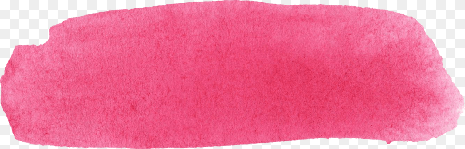 Pink Watercolor Brush Stroke, Cushion, Home Decor, Rug Free Png