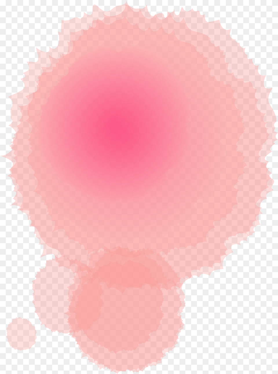 Pink Watercolor Circle Illustration, Stain Png Image