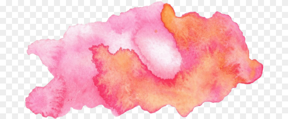 Pink Watercolor Watercolor Acuarela, Flower, Mineral, Petal, Plant Free Png Download