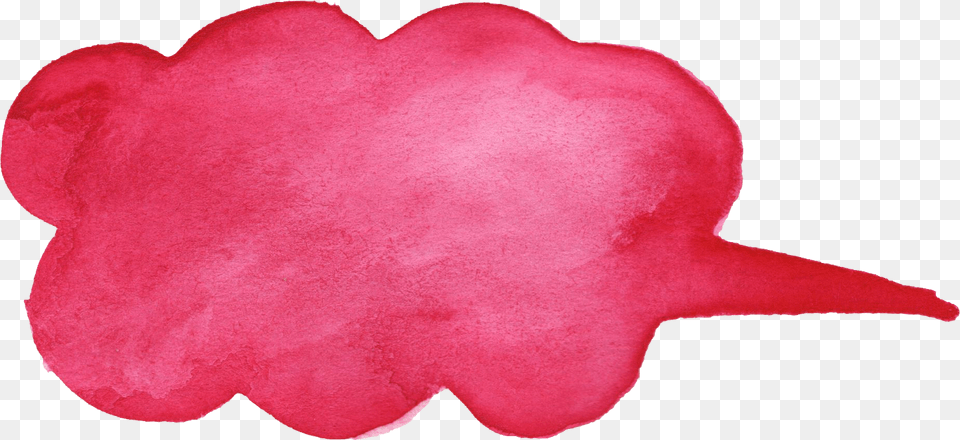 Pink Watercolor Speech Bubble, Flower, Petal, Plant, Home Decor Free Png Download
