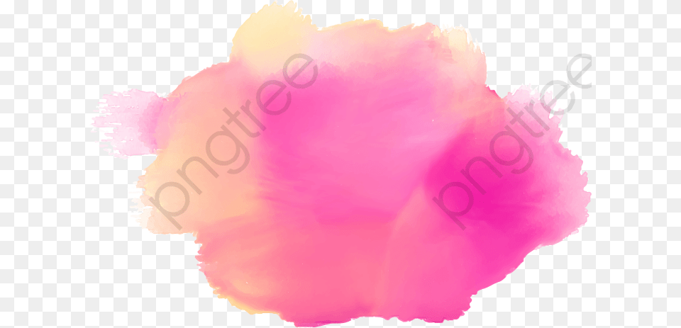 Pink Watercolor Splash Dreamy Pink Watercolor Stain, Flower, Petal, Plant, Carnation Free Png