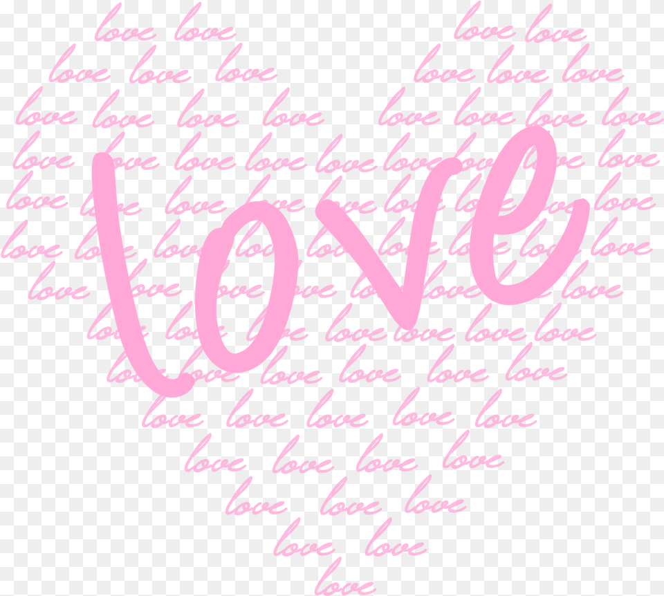 Pink Wedding Heart Clipart Download Clip Art, Handwriting, Text, Blackboard Free Transparent Png