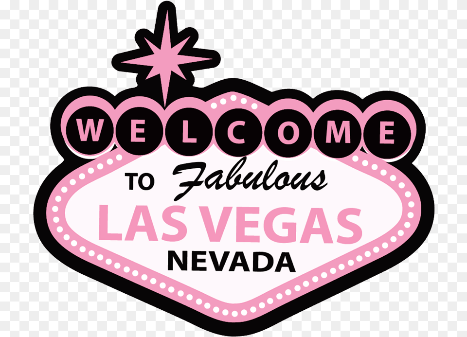 Pink Welcome To Las Vegas Sign Welcome To Las Vegas Sign Pink, Sticker Free Transparent Png
