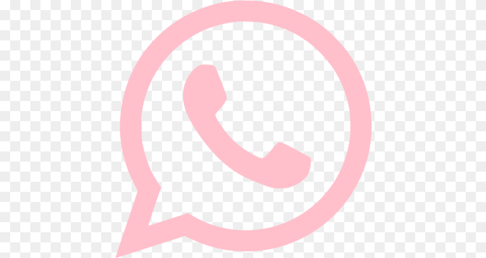 Pink Whatsapp Icon Logo Whatsapp, Symbol, Text Free Transparent Png