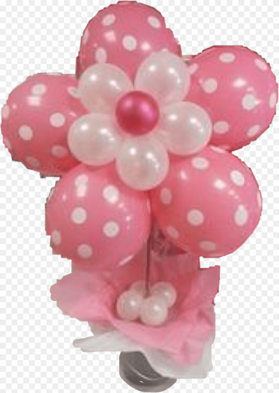 Pink White Balloons Bouquet Flower Freetoedit, Balloon, Baby, Person, People Free Png