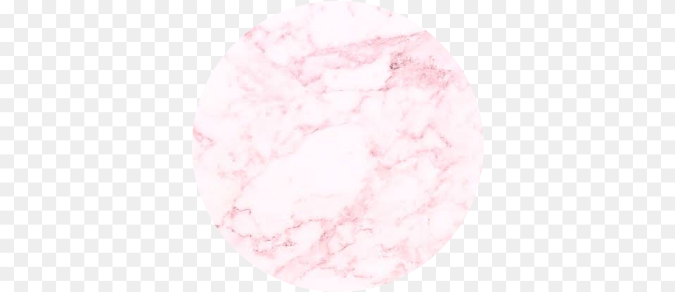 Pink White Circle Pattern Sticker By Dex Circle, Marble, Mineral Free Png Download