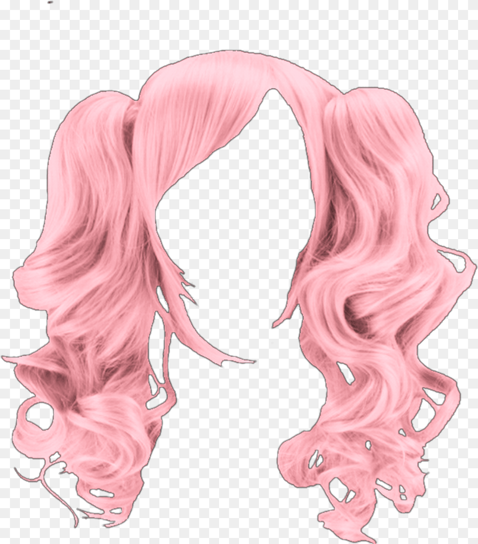 Pink Wig, Adult, Female, Person, Woman Free Transparent Png