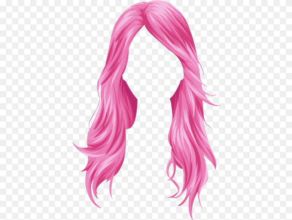 Pink Wig Hair Green Hair Long, Adult, Female, Person, Woman Free Transparent Png