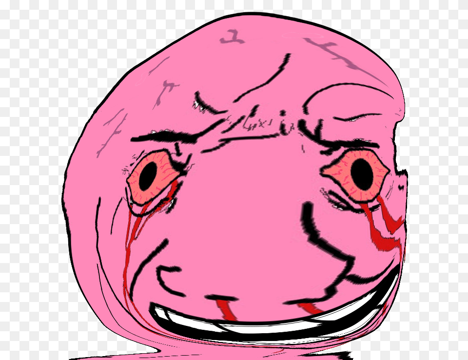 Pink Wojak 4chan, Baby, Person, Face, Head Free Png