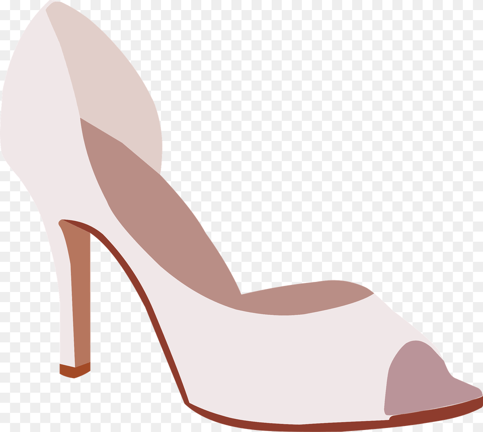 Pink Womans Pump Clipart, Clothing, Footwear, High Heel, Shoe Png Image