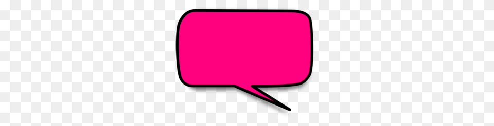 Pink Word Bubble Clip Art Free Png