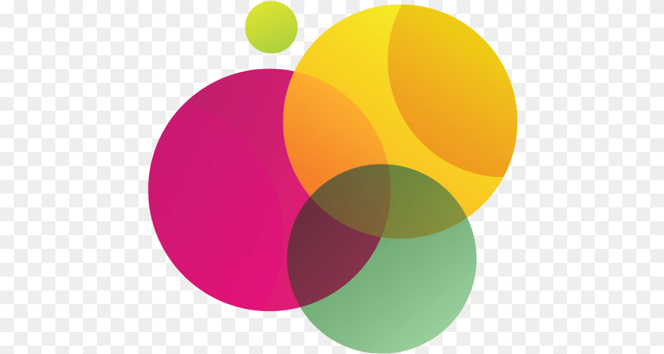 Pink Yellow Green Link Circle Logo Circle, Sphere Free Png