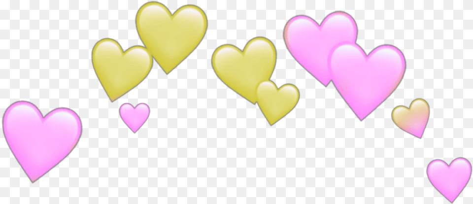 Pink Yellow Red Spiral Aesthetic Crown Grid Heart Emoji Crown Transparent, Symbol Png