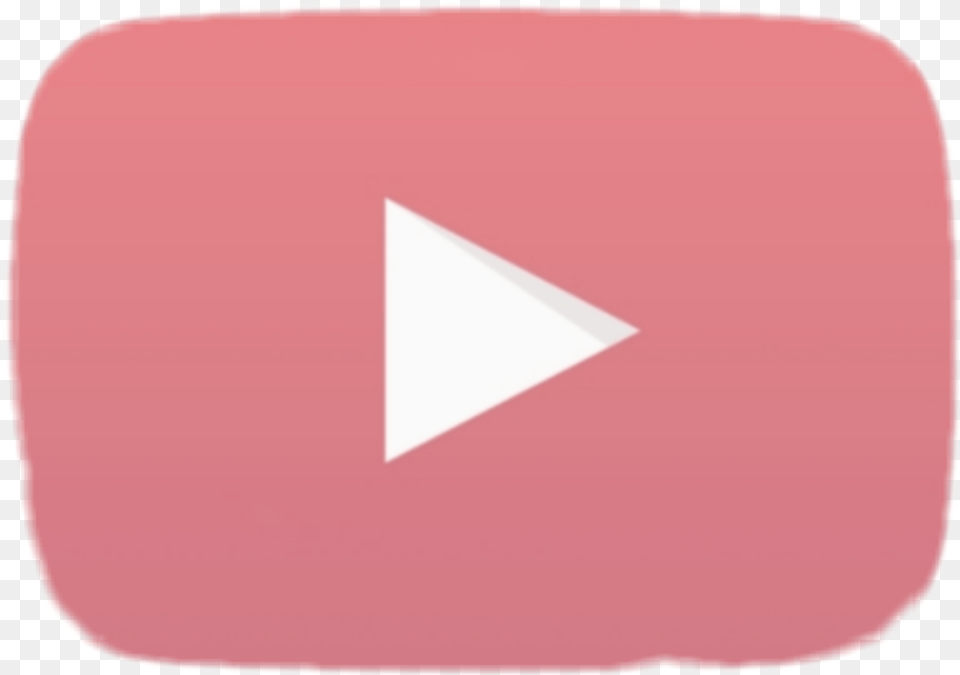 Pink Youtube Vsco Pinkyoutube Pinkvsco Sign, Cushion, Home Decor, Triangle Png