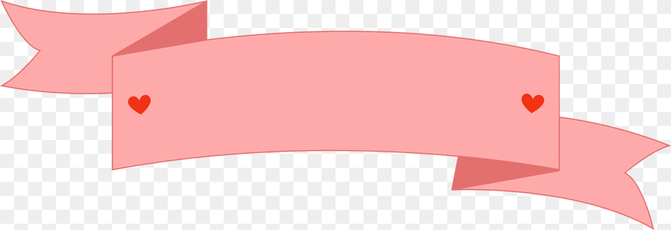 Pinkarchmaterial Property Heart Flag Banner, Logo, Text Png