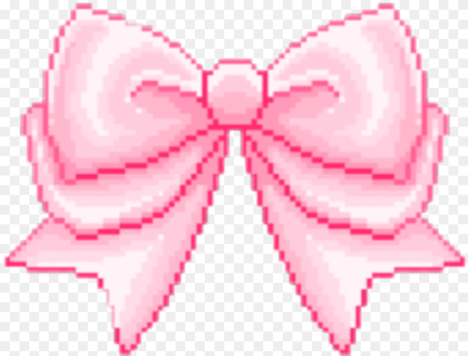 Pinkbow Pink Bow Pinkgoth Goth Cutie Cute Aesthetic Cute Pixel Art, Accessories, Formal Wear, Tie, Bow Tie Png