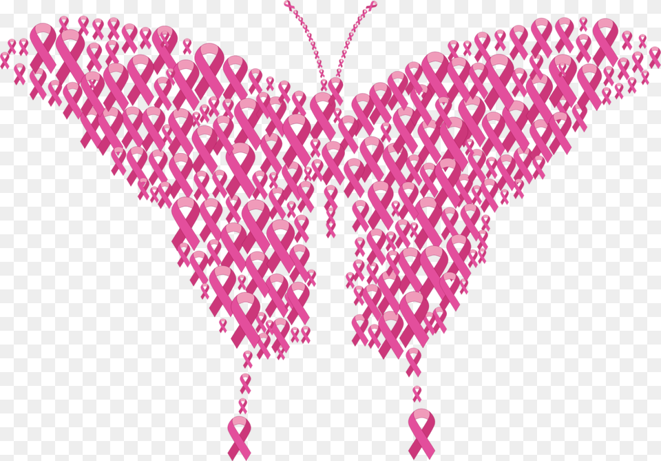 Pinkbutterflysymmetry Breast Cancer Awareness Ribbon Butterfly, Purple, Pattern, Chandelier, Lamp Png