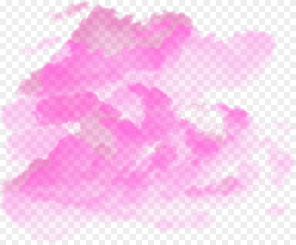 Pinkcloud Cloud Pink Smoke Dust Wind Pink Clouds, Purple, Person, Powder Free Transparent Png