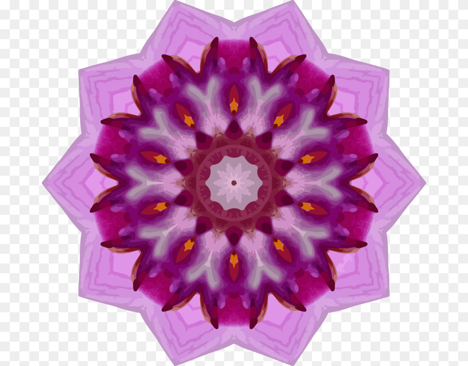 Pinkflowerpurple Kaleidoscope, Dahlia, Flower, Plant, Purple Png