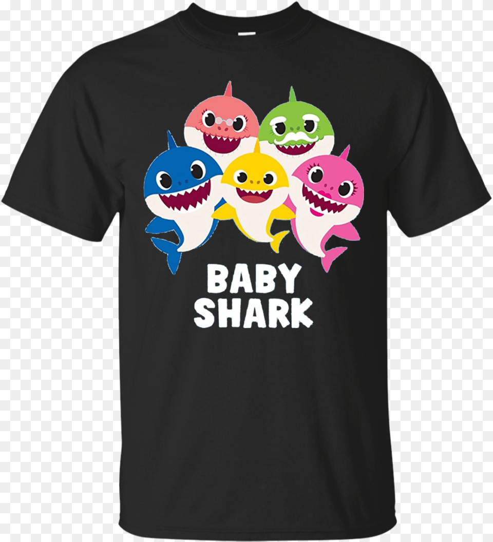 Pinkfong Baby Shark Family T Shirt Hoodie Sweater T Shirt Baby Shark, Clothing, T-shirt Free Transparent Png